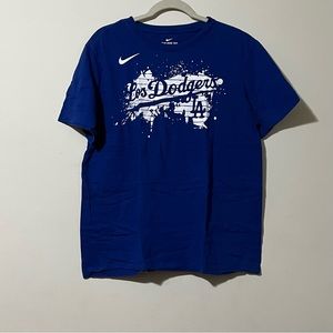 Nike Dodgers T-Shirt, Blue, Size Large